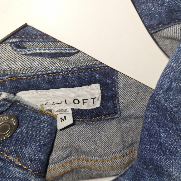 Loft | Made and Loved | Classic Blue Stone-Washed Material Jean Jacket - Picture 15 of 16